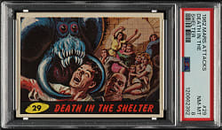 1962 Topps "Mars Attacks" #29 "Death In The Shelter" PSA NM-MT 8