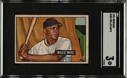 1951 Bowman #305 Willie Mays Rookie SGC VG 3