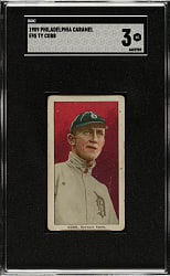 1909 E95 Philadelphia Caramel Ty Cobb SGC VG 3