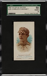 1888 N28 Allen & Ginter Charles Comiskey SGC VG/EX 50
