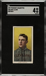 1909-1911 T206 White Border Nap Lajoie Portrait SGC VG/EX 4