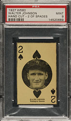 1927 W560 Walter Johnson PSA MINT 9