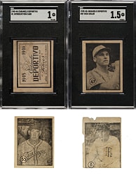 1945-1946 Caramelo Deportivo Cuban Baseball Card Near-Complete Set (81/100) Plus Album