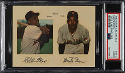 1952 Star-Cal Decals Type 2 #90-A Willie Mays/Monte Irvin (No Envelope) PSA GOOD 2 - 1 of 1 - Highest Graded!