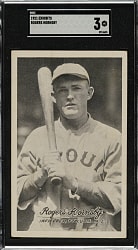 1921 Exhibits Rogers Hornsby SGC VG 3
