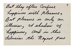 Muhammad Ali Handwritten Note - JSA