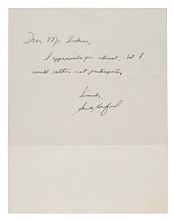 Sandy Koufax Signed Letter