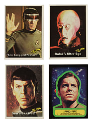 High-Grade 1976 Topps "Star Trek" Complete Set (88) Plus Complete Sticker Set (22)
