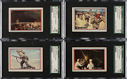 1953 Topps "Fighting Marines" SGC-Graded Partial Set (46/96)