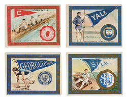 1909-1910 T51 Murad "College Series" Near-Complete Set (120/150) Plus 30 Duplicates and Nine Variations