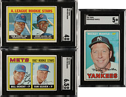 1967 Topps Complete Set (609) Including #581 Tom Seaver Rookie SGC EX/NM+ 6.5