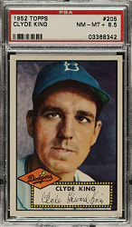 1952 Topps #205 Clyde King PSA NM-MT+ 8.5