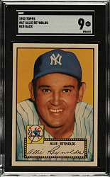 1952 Topps #67 Allie Reynolds SGC MINT 9 - 1 of 1 - Highest Graded!