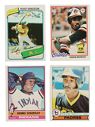 1976 to 1980 Topps Complete and Near-Complete Set Collection (6 Sets, 4,217 Cards)