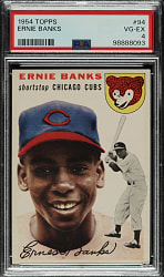 1954 Topps #94 Ernie Banks Rookie PSA VG-EX 4