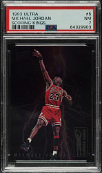 1993-1994 Fleer Ultra Scoring Kings Basketball #5 Michael Jordan PSA NM 7