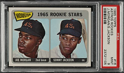 1965 Topps #16 Joe Morgan Rookie PSA MINT 9