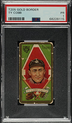 1911 T205 Gold Border Ty Cobb PSA POOR 1