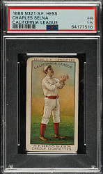 1888 N321 S. F. Hess Creole California League Charles Selna PSA FAIR 1.5