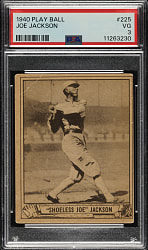 1940 R335 Play Ball #225 Joe Jackson PSA VG 3
