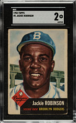 1953 Topps #1 Jackie Robinson SGC GOOD 2