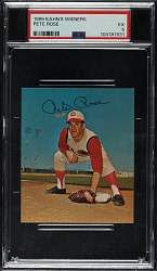 1965 Kahn's Wieners Pete Rose PSA EX 5