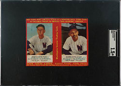 1953-1954 Briggs Meats John Schmitz/Robert Oldis Uncut Panel SGC FAIR 1.5