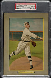 1911 T3 Turkey Red #92 Jimmy Dygert PSA VG-EX 4 - Advertising Back