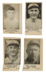1925-1931 W580 and W590 Collection (135) Including Bancroft, Frisch, Speaker, and Dempsey