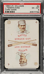 1889-1890 E. R. Williams #4 Silver King/John Tener PSA EX-MT 6 - Highest Graded!