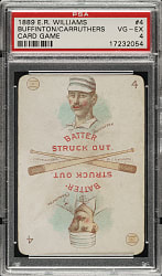 1889-1890 E. R. Williams #4 Charles Buffinton/Bob Caruthers PSA VG-EX 4