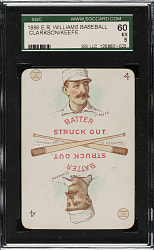 1889-1890 E. R. Williams #4 John Clarkson/Tim Keefe SGC EX 60