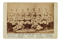 1894 Prince New York Giants Team Cabinet with Connor, Davis, Rusie, and Ward