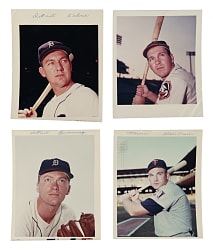 1963 Post Cereal/Jell-O American League Original Hand-Cut Production Photograph Collection (87) with 10 Hall of Famers