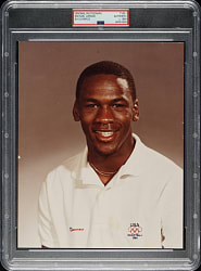 Circa 1984 Michael Jordan Olympics Original Photograph PSA/DNA Type I