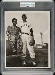 1950 Satchel Paige and Spec Bebop Original Dwight Dolan Photograph PSA/DNA Type I