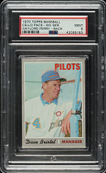 1970 Topps Sixth Series Unopened Cello Pack PSA MINT 9 - Gaylord Perry on Back - 1 of 2 - Highest Graded!