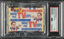 1953 Bowman "TV & Radio Stars" Unopened Wax Pack PSA NM 7