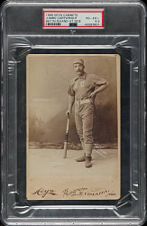 1888 Heyn Cabinet Jumbo Cartwright Kansas City (Western Association) PSA VG-EX+ 4.5 - N173 Old Judge Proof - The ONLY Graded Example!