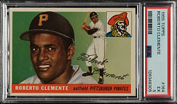 1955 Topps #164 Roberto Clemente Rookie PSA EX 5