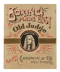 1880's Old Judge "Boxing Made Easy" Booklet