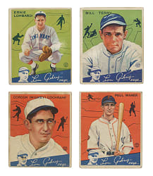1933 R319 and 1934 R320 Goudey Collection (45) Including 15 Hall of Famers