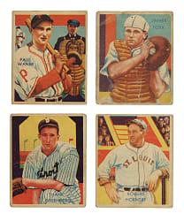 1934-1936 R327 Diamond Stars Partial Set (49/108) Including 22 Hall of Famers