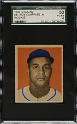 1949 Bowman #84 Roy Campanella Rookie SGC VG/EX 50