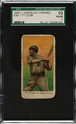 1909-1911 E90-1 American Caramel Ty Cobb SGC POOR 10