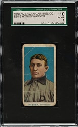 1910 E90-2 American Caramel Honus Wagner SGC POOR 10