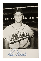 Roger Maris Signed Real-Photo Postcard - JSA