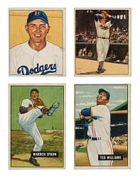 1950 to 1952 Topps and Bowman Collection (187) Including 21 Hall of Famers