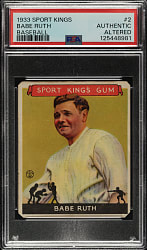 1933 R338 Sport Kings #2 Babe Ruth - PSA