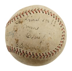 Chief Bender Single-Signed Baseball - PSA/DNA